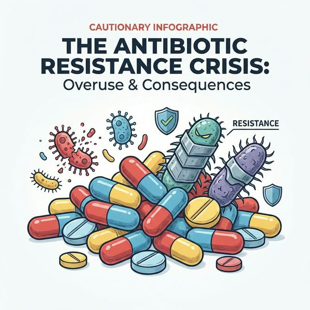 مخاطر الاستخدام المفرط للمضادات الحيوية