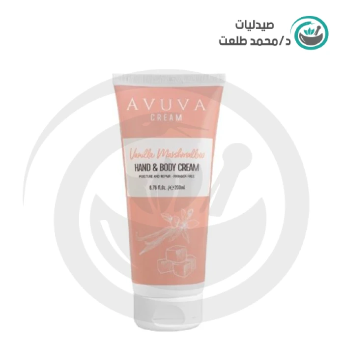 افوفا كريم جسم ويدين فانيليا 200 جم . Avova hand body cream vanilla200 gm
